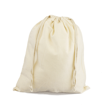 100% Unbleached Cotton Muslin Drawstring Bags and Pouches - Made in ...